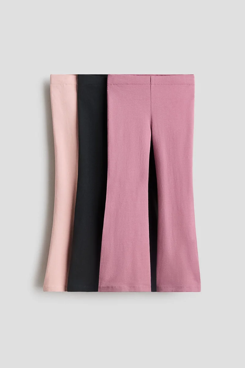 اتش اند ام لغينغز بقصّة واسعة من الأسفل - عبوة من 3 قطع